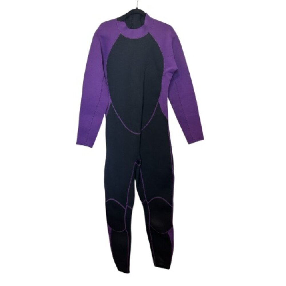 Realon Full Body Wetsuit Women's Size 5XL Black Purple